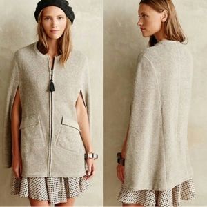 Anthropologie Whimbrel Cape Poncho
